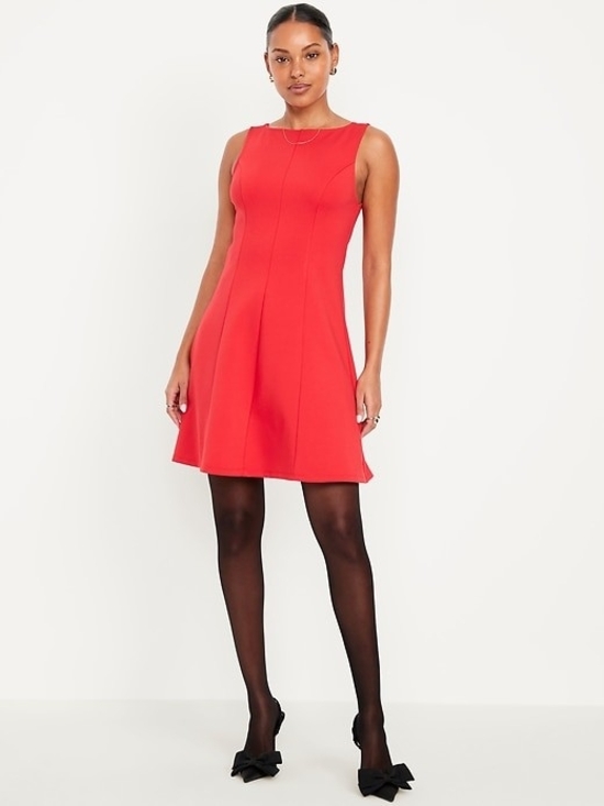 Old Navy Dresses & Skirts - Red Sleeveless Fit-and-Flare Dress